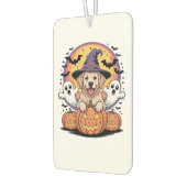 Golden Retriever Halloween Witch Dog Classic T-Shi Autolufterfrischer (Links)