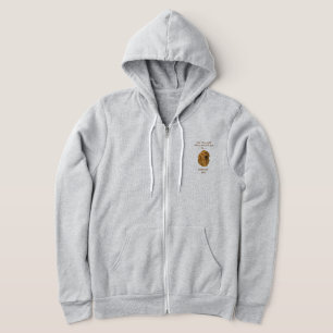 Golden Retriever Handgezeichnet Digitale Kunst Hoodie