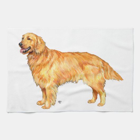 Golden Retriever Handtuch (Horizontal)