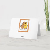 Golden Retriever Happy Birthday Garden Card Karte (Rückseite)