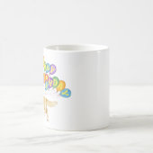 Golden Retriever Happy Birthday Kaffeetasse (Mittel)