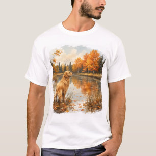 Golden Retriever Haustierliebhaber-Design T-Shirt