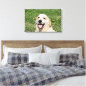 Golden Retriever Headshot 1 Leinwanddruck (Insitu (Schlafzimmer))