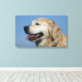 Golden Retriever Headshot 4 Leinwanddruck (Insitu (Holzboden))