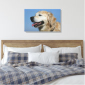 Golden Retriever Headshot 4 Leinwanddruck (Insitu (Schlafzimmer))