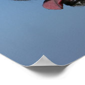 Golden Retriever Headshot 4 Poster (Ecke)