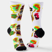 Golden Retriever Herbst Socken (Gewinkelt)