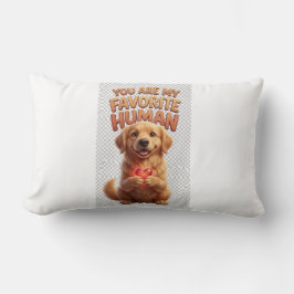 Golden Retriever Herz-Wurfkissen Lendenkissen