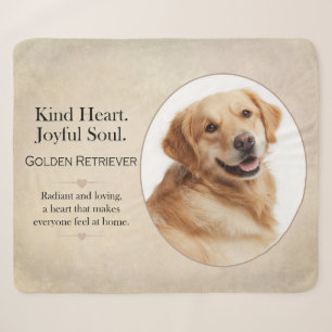 Golden Retriever Herzenswärme Freudige Seele Sherpadecke