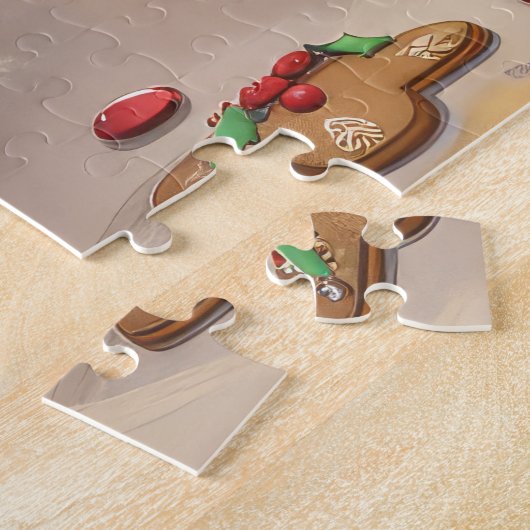 Golden Retriever Holiday Baking: Feierliche Weihna Puzzle (Seite)