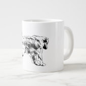 Golden Retriever Holiday Brew Jumbo-Tasse (Vorderseite Rechts)