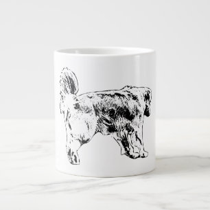 Golden Retriever Holiday Brew Jumbo-Tasse