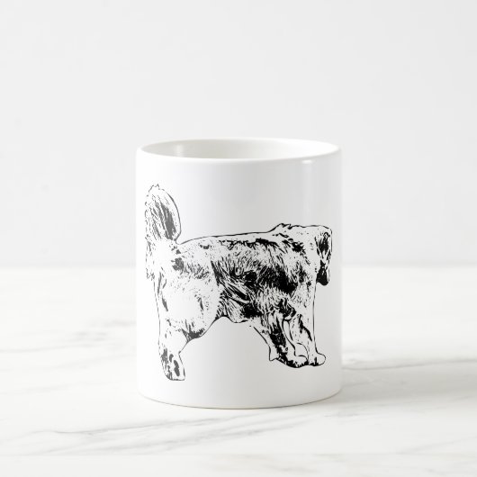 Golden Retriever Holiday Brew Kaffeetasse (Mittel)