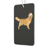 Golden Retriever Holiday Christmas Light Essential Autolufterfrischer (Links)