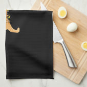 Golden Retriever Holiday Christmas Light Essential Geschirrtuch (Viertel Falte)