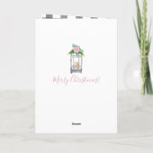 Golden Retriever Holiday Grußkarte Feiertagskarte (Rückseite)