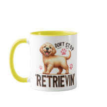 Golden Retriever Hör nicht auf zu holen