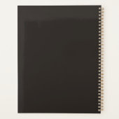 Golden Retriever Hosting a Podcast Planer (Rückseite)