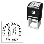 Golden Retriever Hund Branding Permastempel (Beispiel)