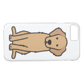 Golden Retriever Hund Cartoon Case-Mate iPhone Hülle (Rückseite (Horizontal))