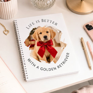 Golden Retriever Hund Foto Notizblock