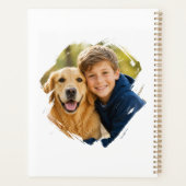 Golden Retriever Hund Foto Planer (Rückseite)