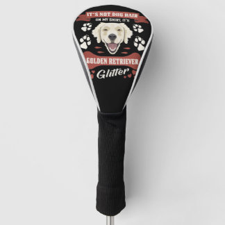 Golden Retriever Hund Hair Glitzer Golf Headcover
