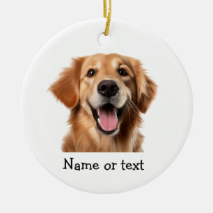 Golden Retriever Hund Haustier Tier Keramik Ornament
