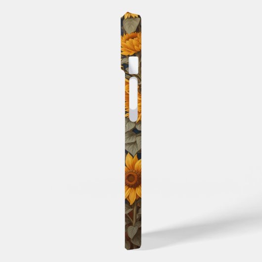 Golden Retriever Hund im Sonnenblumenfeld Case-Mate iPhone Hülle (Rückseite / Links)