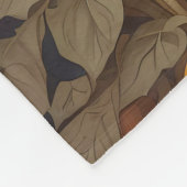 Golden Retriever Hund im Sonnenblumenfeld Fleecedecke (Ecke)