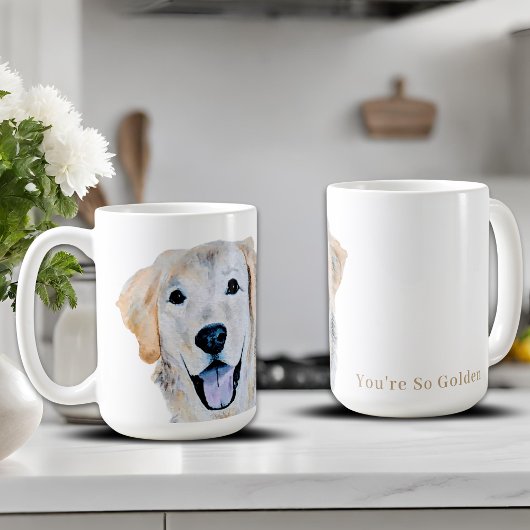 Golden Retriever Hund Kaffeetasse