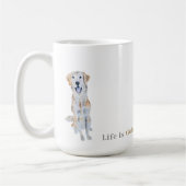 Golden Retriever Hund Kaffeetasse (Links)