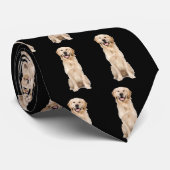 Golden Retriever Hund Krawatte (Gerollt)