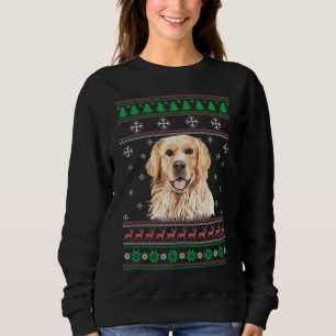 Golden Retriever Hund Lover Ugly Christmas Sweater Sweatshirt