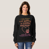 Golden Retriever Hund Mama Haustier Sweatshirt (Vorne ganz)