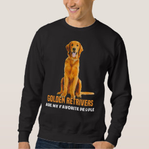 Golden Retriever Hund Niedlich Hunde Funny Pet Sweatshirt