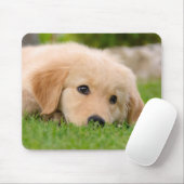 Golden Retriever Hund Niedliche Welpe Dreaming, Mousepad (Mit Mouse)