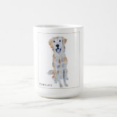 Golden Retriever Hund Personalisiert Kaffeetasse (Mittel)