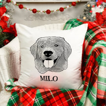 Golden Retriever Hund Personalisiert Zeichnend Han