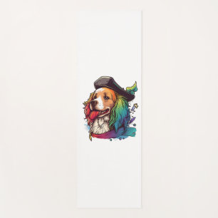 Golden Retriever Hund Pirate Yogamatte