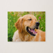 Golden Retriever Hund . Puzzle (Horizontal)