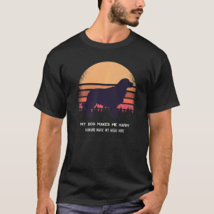 Golden Retriever Hund Retro 7 T-Shirt
