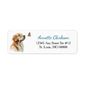 Golden Retriever Hund Schmetterling Wunder (Vorne)