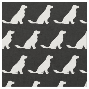 Golden Retriever Hund Silhouette Haustier Stoff