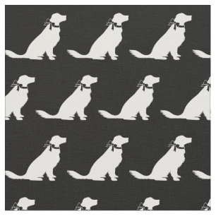 Golden Retriever Hund Silhouette Haustier Stoff