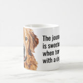 Golden Retriever Hund Sprichwort Kaffeetasse (Mittel)