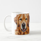 Golden Retriever Hund Sprichwort Kaffeetasse (Links)