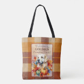 Golden Retriever Hund Tasche (Rückseite)