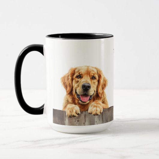 Golden Retriever Hund Tasse (Links)