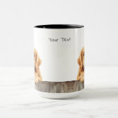 Golden Retriever Hund Tasse (Zentrum)